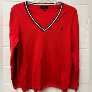 Tommy Hilfiger v neck sweatshirt long sleeve